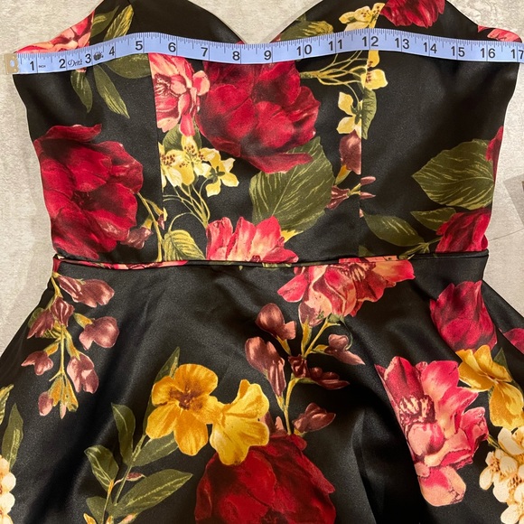 Blondie Nites A-Line Dress Black USA 7 Junior - Picture 6 of 10